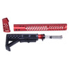 Guntec USA HC-SET-G2-RED 223/5.56 Rifle "Honeycomb" Series Complete Furniture Set (Gen 2) (Anodized Red) 