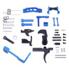 Guntec USA LPK-ENH-BLUE Guntec USA LPK-ENH-BLUE 223/5.56 Rifle Enhanced Lower Parts Kit With Upgrades (Anodized Blue) LPK-ENH-BLUE