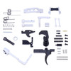 Guntec USA LPK-ENH-CLEAR Guntec USA LPK-ENH-CLEAR 223/5.56 Rifle Enhanced Lower Parts Kit With Upgrades (Anodized Clear) LPK-ENH-CLEAR
