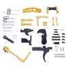  Guntec USA LPK-ENH-GOLD 223/5.56 Rifle Enhanced Lower Parts Kit With Upgrades (Anodized Gold) 