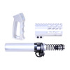 Guntec USA MICRO-P-SET-CLEAR Guntec USA MICRO-P-SET-CLEAR 223/5.56 Rifle Micro Pistol Furniture Set (Anodized Clear) MICRO-P-SET-CLEAR