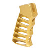 Guntec USA ULS-PG-GOLD Ultralight Series Skeletonized Aluminum Pistol Grip (Anodized Gold)