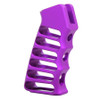 Guntec USA ULS-PG-PURPLE Ultralight Series Skeletonized Aluminum Pistol Grip (Anodized Purple)