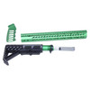 Guntec USA ULTRA-SET-IG AR-15 Ultralight Series Complete Furniture Set (Anodized Irish Green)