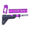 Guntec USA UPS-PURPLE Guntec USA UPS-PURPLE 223/5.56 Rifle Ultra Pistol Furniture Set (Anodized Purple) UPS-PURPLE