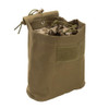 NcStar NcSTAR CVFDP2935T Folding Dump Pouch, tan tactical folding dump pouch for military and outdoor use with adjustable drawstring closure and velcro patch