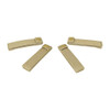 NcStar NcSTAR CVMSS3011T Molle Long 4" Thumb Snap Straps/ 4 Pack, beige tactical gear straps with snap buttons for secure attachment.