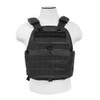 NcStar NcSTAR CVPCV2924 Police Military Tactical MOLLE / PALS Adj Plate Carrier Vest, black tactical vest with adjustable shoulder straps and multiple pouches for gear.