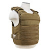 NcStar NcSTAR CVPCVEP2984U Plate Carrier W/External Hard Plate Pockets XXL+, tactical military-style plate carrier vest in tan color shown on mannequin.