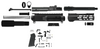 Tacfire PK9MM-LPK-7 AR-15 9MM 7.5" Pistol Rifle Build Kit Unassembled