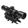 NcStar KSKSC430B-A NcSTAR KSKSC430B SKS Tri-Rail Cover/ 4X30 Scope And Rings Combo KSKSC430B-A