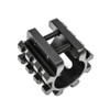 NcStar MT12G NcSTAR MT12G Shotgun Tri-Rail Weaver Mount For 1" Mag Tube MT12G