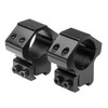 NcStar NcSTAR RB25 1" X 1.1"H 3/8" Dovetail Scope Optic Rail Mount Rings 1 Pair 