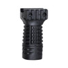 NcStar VG116 Ncstar VG116 Textured Mid-Length Vertical Grip With Side Accessory Rail Black VG116