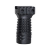 Ncstar VG116 Textured Mid-Length Vertical Grip With Side Accessory Rail Black