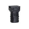 Ncstar VG117 Textured Short Vertical Grip With Side Accessory Rail Black
