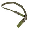 NcStar AARS21PG NcSTAR AARS21PG Green Rifle Two & One Point Sling Bungee Adjustable Quick Connect Clips AARS21PG