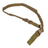 NcStar AARS21PT NcSTAR AARS21PT Tan Rifle Two & One Point Sling Bungee Adjustable Quick Connect Clips AARS21PT