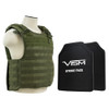 Vism By Ncstar BPLCVPCVQR2964G-A Quick Release Plate Carrier Vest With 11"X14' Level Iii+ Shooters Cut 2X Hard Ballistic Plates