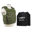 Vism By Ncstar BPLCVPCVX2963G-A Expert Plate Carrier Vest With 11"X14' Level Iii+ Shooters Cut 2X Hard Ballistic Plates