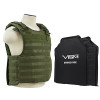 Vism By Ncstar BSLCVPCVQR2964G-A Quick Release Plate Carrier Vest With 11"X14" Level Iiia Shooters Cut 2X Soft Ballistic Panels