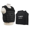 NcStar Vism By Ncstar BSLCVPCVX2963B-A Expert Plate Carrier Vest With 11"X14" Level Iiia Shooters Cut 2X Soft Ballistic Panels 