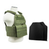 Vism By Ncstar BUCCVPCV2924G-A Plate Carrier Vest With 10"X12" Level Iiia Shooters Cut 2X Hard Ballistic Panels