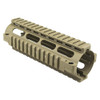 NcStar MAR4ST NcSTAR MAR4ST 6.5" Length Drop-In Aluminum Quad Rail Handguard Tan MAR4ST