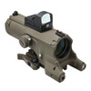 NcSTAR VECO434QRTG-A ECO 4X Scope/Laser & Nav Led/Green Micro Dot - Tan