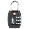 Firearm Safety Devices Corporation TSA747RCB 3-dial Tsa Combo Shackle Lock