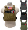 NcSTAR LCS Sentry Laser Cut Plate Carrier w/Triple Kangaroo Pouch that Holds 2 AR Mags & 1 Tourniquet