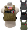 NcStar NcSTAR LCS Sentry Laser Cut Plate Carrier w/Triple Kangaroo Pouch that Holds 2 AR Mags & 1 Tourniquet 