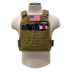 NcStar NcSTAR LCS Sentry Laser Cut Plate Carrier w/Triple Kangaroo Pouch that Holds 2 AR Mags & 1 Tourniquet 