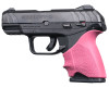 Hogue 17717 HandAll Beavertail Grip Sleeve Ruger Security 9 Compact Pink
