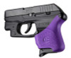 Hogue 18116 HandAll Hybrid Ruger LCP Crimson Trace Button Grip Sleeve Purple