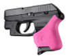 Hogue 18117 HandAll Hybrid Ruger LCP Crimson Trace Button Grip Sleeve Pink