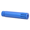 Guntec USA 1326-MB-P-BLUE Slip Over Barrel Shroud With Multi Port Muzzle Brake (Anodized Blue)