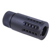 Guntec USA 1326-MB-P-S-308 Micro Slip Over Barrel Shroud With Multi Port Muzzle Brake (.308 Cal) (Anodized Black)
