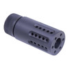Guntec USA 1326-MB-P-S-9 Guntec USA 1326-MB-P-S-9 Micro Slip Over Barrel Shroud With Multi Port Muzzle Brake (9mm) (Anodized Black) 1326-MB-P-S-9
