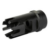 Strike Industries SI-CM-COMP Check Mate Comp 223 1/2x28, black firearm compensator part for firearm muzzle recoil reduction.