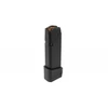 Strike Industries SI-EMP-G19 Magazine Plate for Glock 19, black polymer magazine extension with a sleek design.