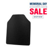 NcSTAR Level IIIA UHMWPE Hard Ballistic Plate 10"X12" - Curved Shooter's Cut ( Choose from 1 Plate or 2 )