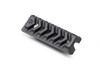 Strike Industries SI-SIEGEN-COVER-BK SIEGEN Rail Covers - Black (5-pack), black rail cover for firearm rails with a textured grip pattern for improved handling.