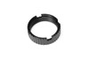 Strike Industries SI-AR-CN-BK AR Castle Nut, black metal tactical firearm accessory with threaded design for rifle assembly.