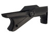 Strike Industries SI-CTFG-BK Cobra Tactical Fore Grip in Black, black tactical fore grip for rifles with textured surface and ergonomic design.