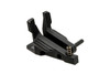 Strike Industries SI-CEVO-MR Magazine Release for CZ Scorpion EVO, black metal firearm accessory with spring mechanism.