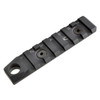 Strike Industries SI-LINK-RS-7-QD-BK Link Rail Section, 7 Slots, black, compatible with most KeyMod and M-Lok mounting surfaces.