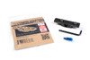 Strike Industries SI-LINK-TRI-ADA LINK Tripod Adapter, shown with packaging, Allen wrench, and protective cap in a flat lay photography style.