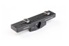 Strike Industries SI-LINK-TRI-ADA LINK Tripod Adapter, black metal mounting accessory with dual screw mounts for stabilizing firearms on tripods.