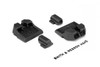 Strike Industries SI-MP9-SIGHTS-STN Iron Front & Rear sights for M&P9 - Standard Height, black iron sights with installation components for M&P9 handgun.